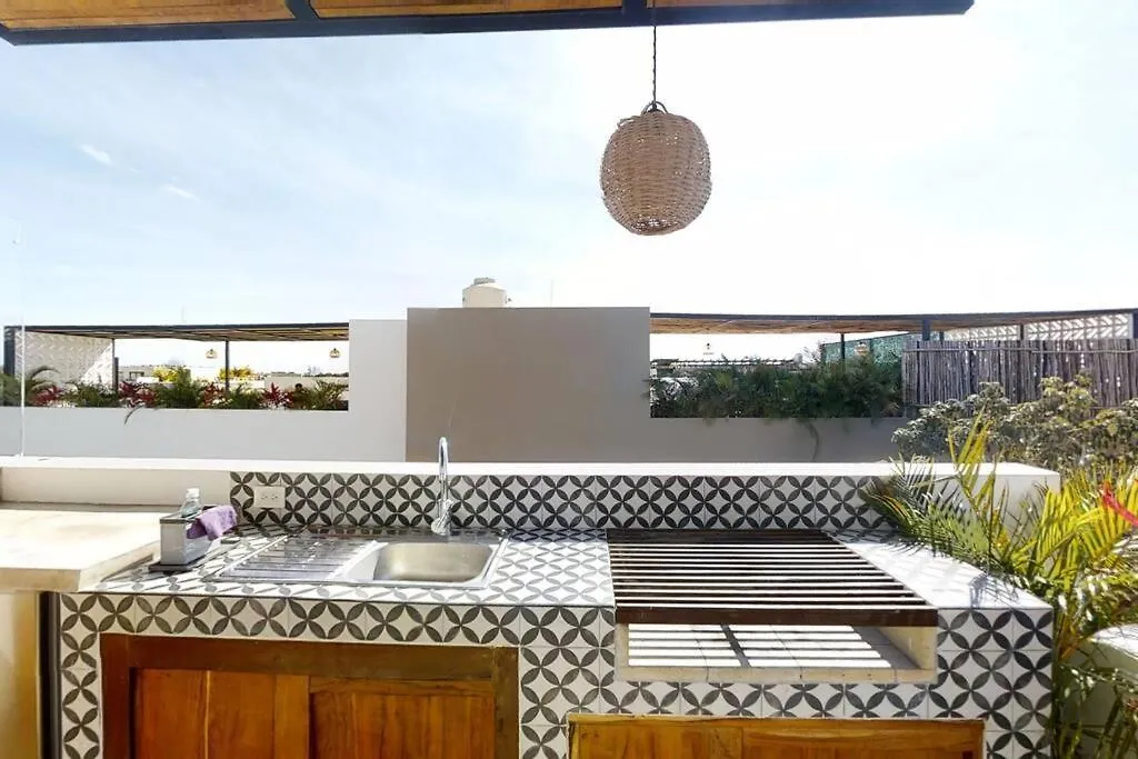 Private Pool Colibri Penthouse 1Bd 1Bth Free Gym Bbq Mins From Downtown By Mint Tulum-1
