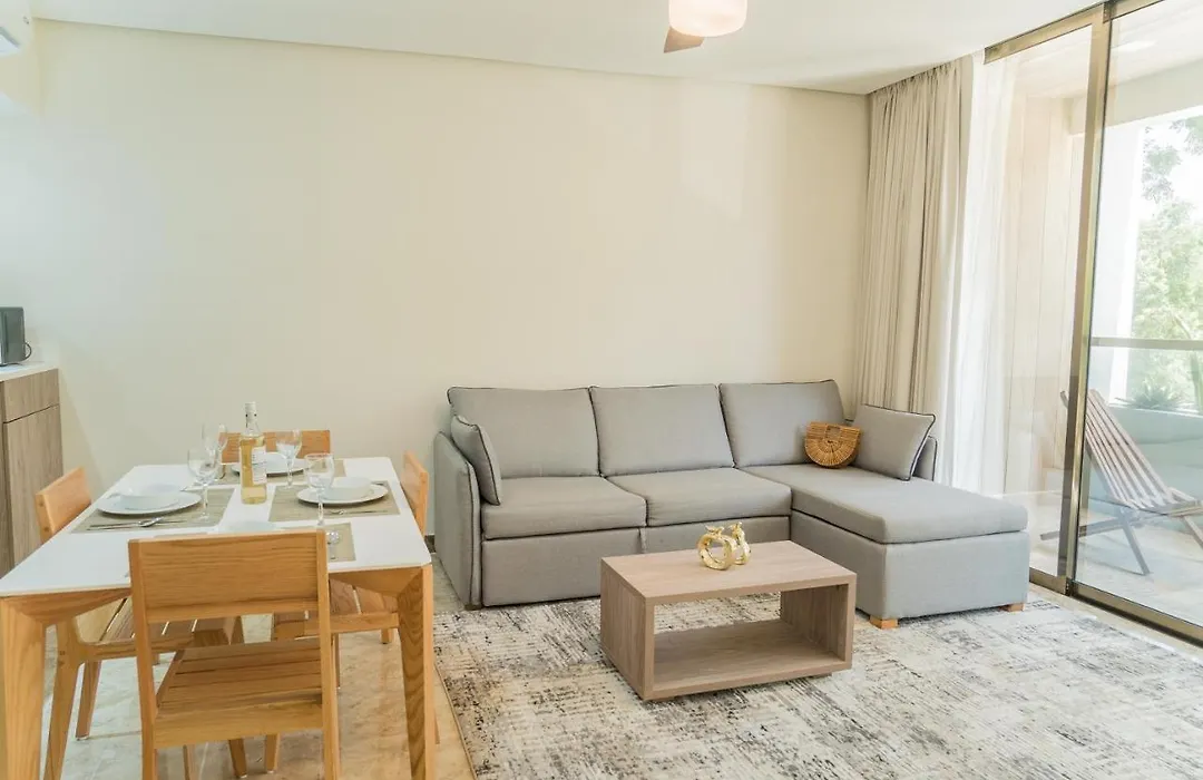 Tasteful And Lovely Apartment In Aldea Zama With Rooftop Pool Bar-1