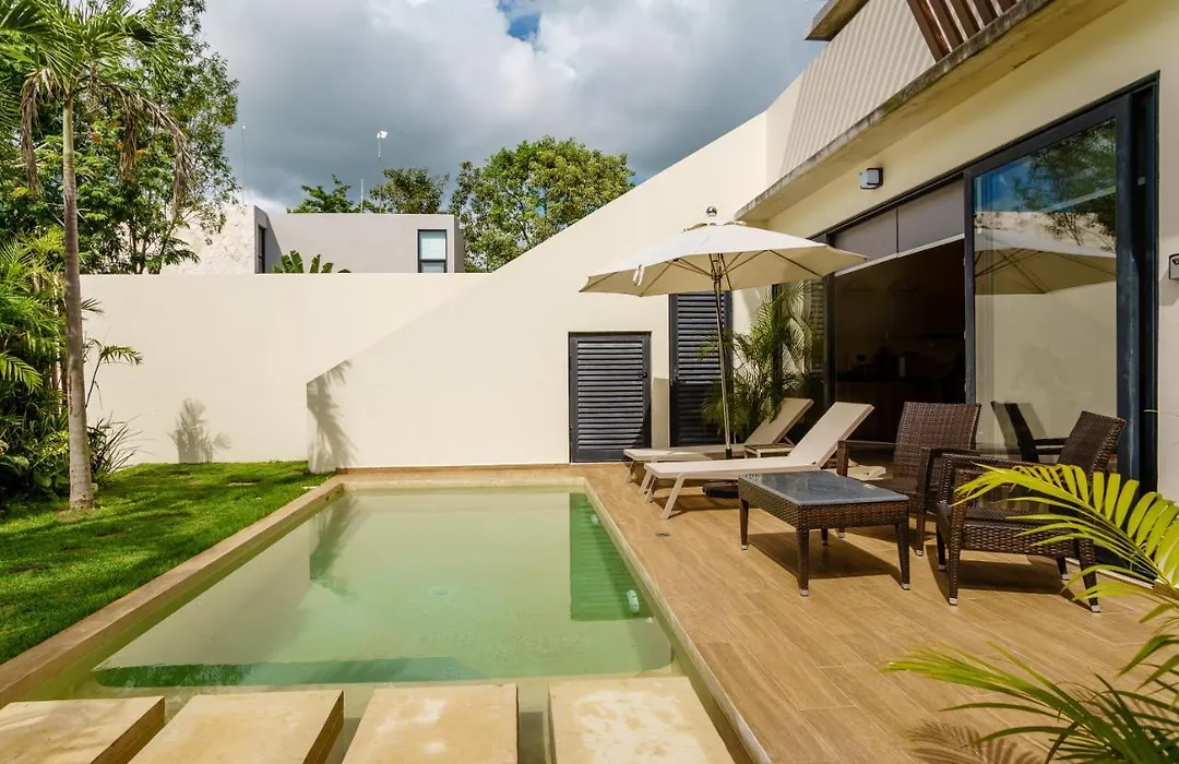 Idyllic Tulum Hideaway Villa Tropical Ambiance In Private Pool Perfect For Large Groups-1