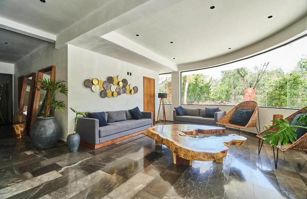 Elegant Trendy Apartment In Tulum With Infinity Pool, Breathtaking Jungle View & Bottle Of Wine Per Stay-1