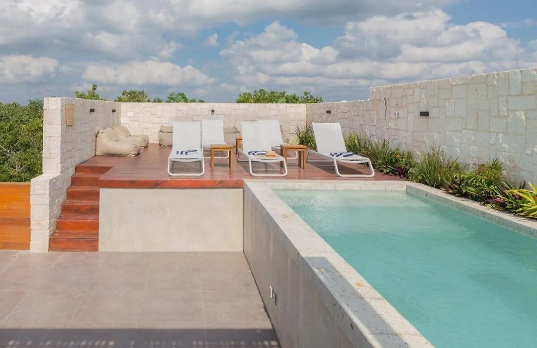 Mystical 1 Bedroom+ Garden+Private Pool Aldea Zama-1