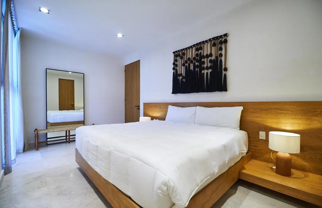 Boho-Style And Luxury Apartment In Aldea Zama With Plunge Pool, Gym, Shared Pool & Hammocks-1