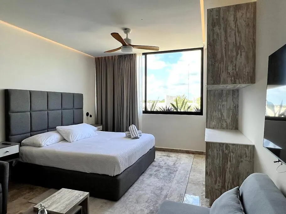 New!Estudio En Tulum, Piscina, Gym, Wifi, Cocina-1