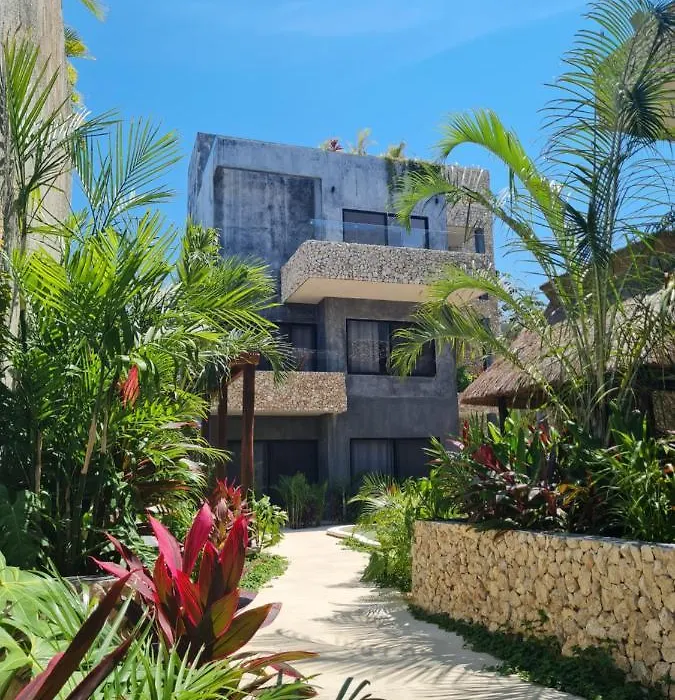 Gorgeus Xentum Apartments Complex In Tulum Pool Garden By Yeah-1