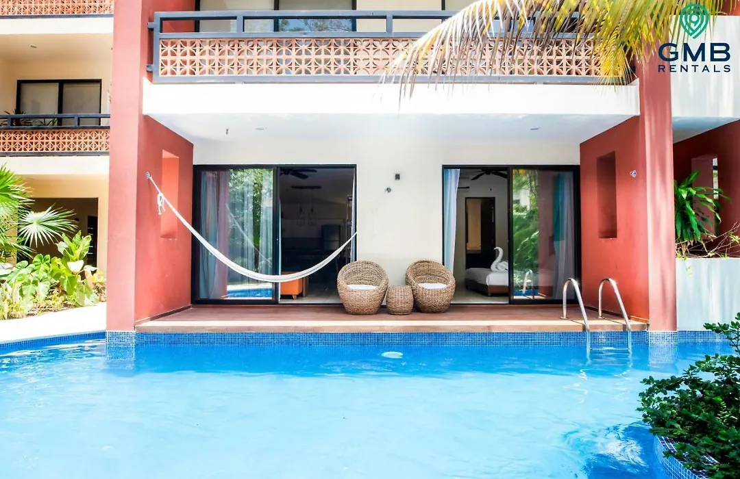 Apartment Swim Up- 2 Bdr & 2 Bike In Tulum-1