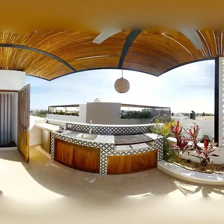 Private Pool Colibri Penthouse 1Bd 1Bth Free Gym Bbq Mins From Downtown By Mint Tulum-3