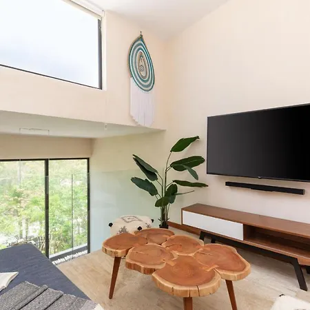 Luxury 2Br Apartment Aldea Zama With Private Rooftop Plunge Pool 24 7 Security In A Gated Community-3