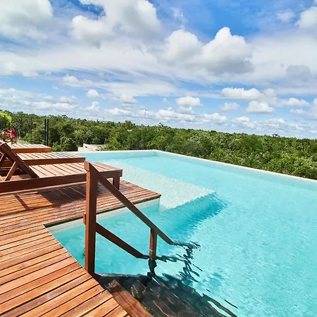 Restful Condo Deal Perfect For Large Groups Fantastic Rooftop Terrace Lounge & Pool In Tulum-2