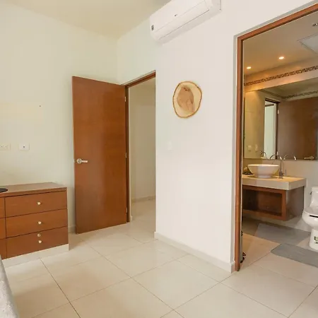 Modern & Spacious Apartment - Aldea Zama - Pool-3