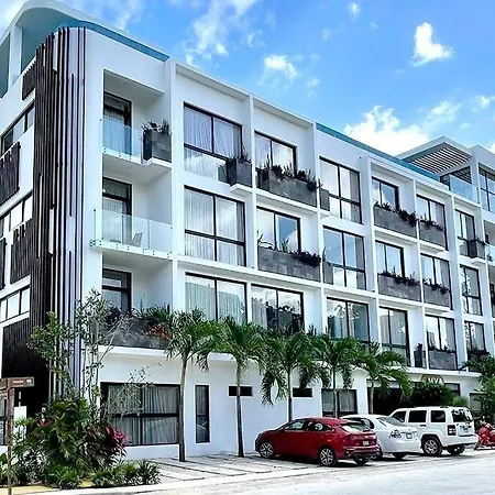 Fresh And Stylish Studio Aldea Zama Rooftop Pool Mya 109-2
