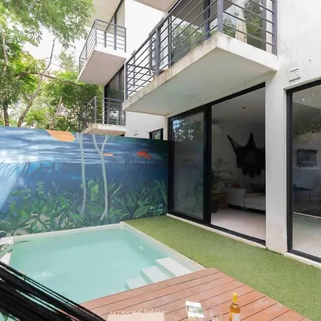 Lovely 2-Bed Apartment In Tulum With Private Pool-2