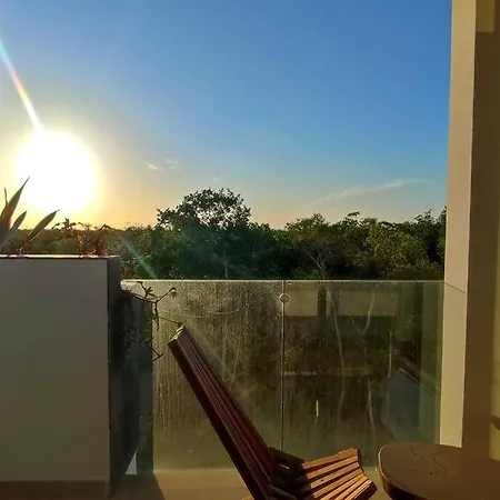 Mya 313 Modern Studio With Grate View Pool&Gym Aldea Zama-2