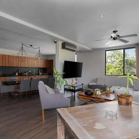 Spacious And Bright Apt At Aldea Zama + Plunge Pool-3