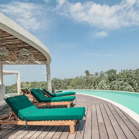 Lovely & Peaceful Studio In Tulum Plunge Pool, Backyard, Sunroof & Pool Great Amenities-3