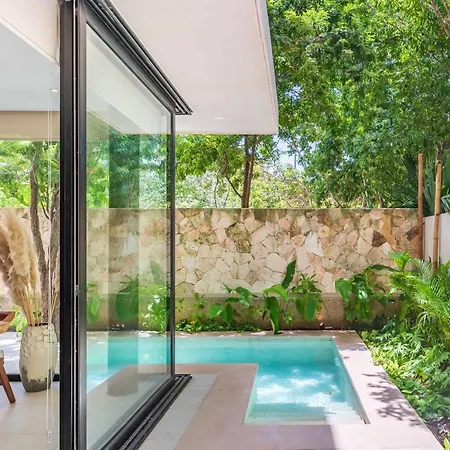 Majestic & Fantastic Double-Floor Apartment In Aldea Zama With Plunge Pool, Solarium, Rooftop Pool, Grill & Lounge-3