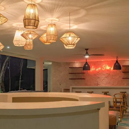Tropical Modern Apartment Tulum Terrace, Lounge Area, Impressive Pool & Sunbeds-2