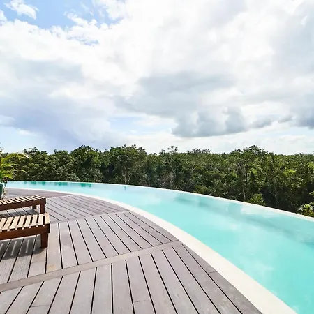 Beautiful & Fully-Equipped Apartment In Tulum Rooftop Pool, Terrace & Lounge Area-3