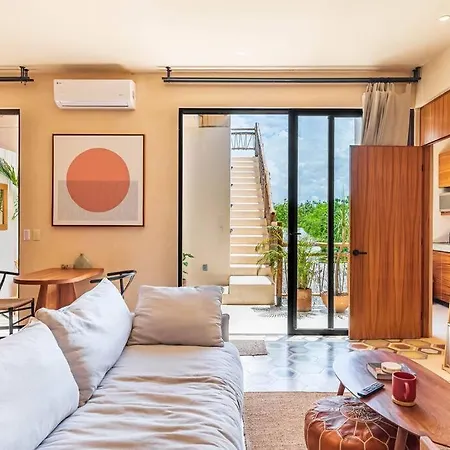 @Villa.Akbal- 2Bd Rooftop W/ Open Dinning Room-2