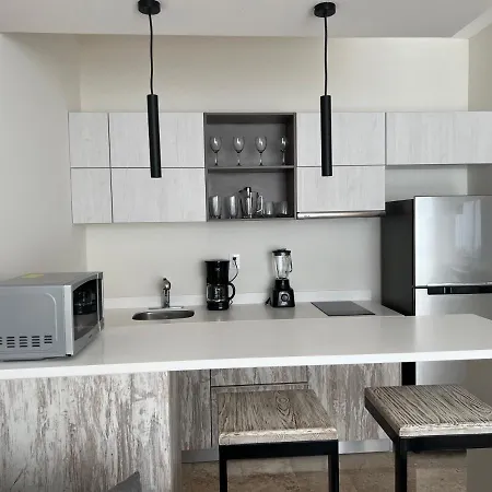 Nuevo! Estudio En Tulum, Piscina, Gym, Wifi, Cocina-3