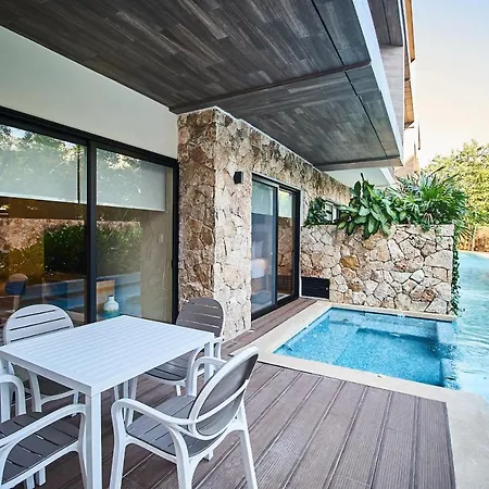 Impressive Apartment Aldea Zama Terrace With Swim-Up Palapa, Sun Loungers & Shared Pool-3