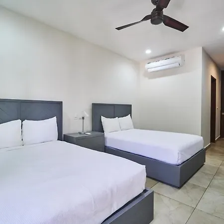 Modern & Fancy Apartment Aldea Zama Balcony With Seating Area Shared Pool Nice Amenities-3