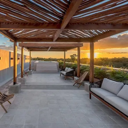 Spacious Loft With Amazing Rooftop Pool In Aldea Z-2