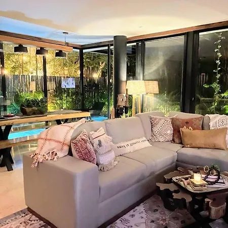 Townhouse De Lujo En La Selva Con Alberca Privada-3