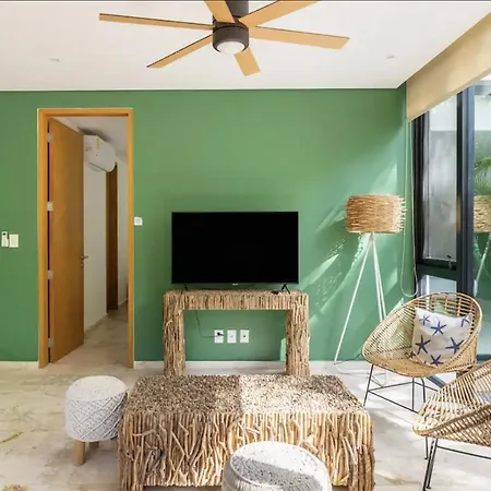 Charming 1 Bedroom With Private Pool In Aldea Zama-2