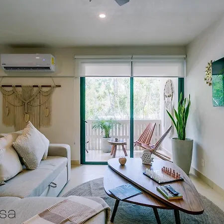 Private Jacuzzi, Rooftop & Pool, Tulum Vibes Apartment - Coba Edena-3