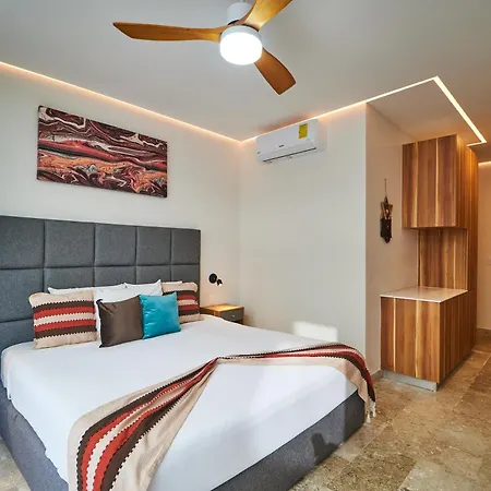 Brand New Fantastic Apartment In Tulum Private Pool, Rooftop With Gym, Sunbeds & Infinity Pool-3