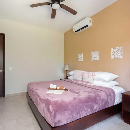 Tulum Stunning Villa For 10-Cabana-Private Pool-Parking-2