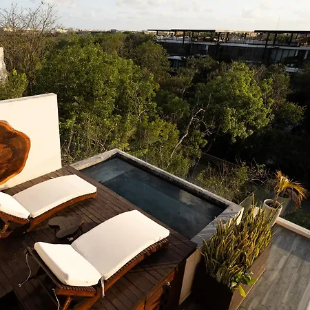 Luxury Penthouse With 3-Level, 3240 Sqft , Private Pool, Terrace And Roof Top At Tulum Jungle-2