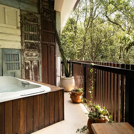 Stylish & Luxury Penthouse & Apartment, Private Pool, Private Hot Tub, Terrace And Roof Top At Tulum Jungle-3