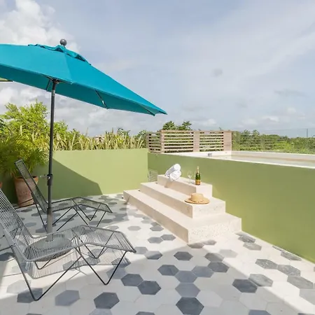 Casa Selva 1Br Magical Jungle Rooftop With Private Pool At Aldea Zama-2