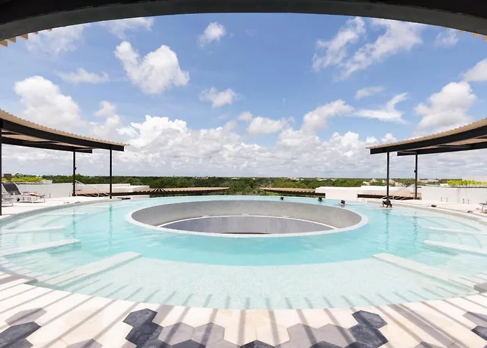 Baak- C106-1 Bdr With Unique 360 Infinity Rooftop Pool Villa Tulum