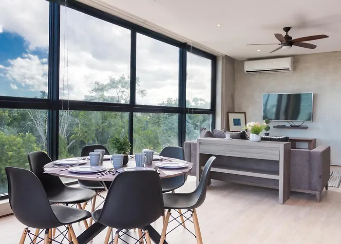 Trendy Tulum Escape Condo Breathtaking View From Rooftop Terrace Infinity Pool Great Decor