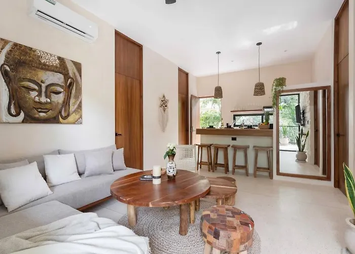 New Cozy 3 Bdr 3 Bathrooms Private Pool Aldea Zama Tulum acceptant les animaux