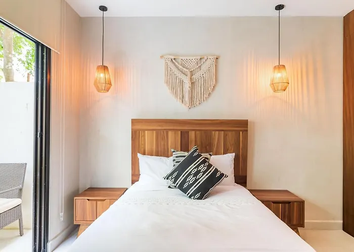 Majestic & Fantastic Double-Floor Apartment In Aldea Zama With Plunge Pool, Solarium, Rooftop Pool, Grill & Lounge Tulum acceptant les animaux