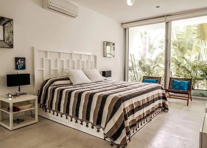 Home In Tulum W/Pool And Rooftop 5 Min Downtown admite animales