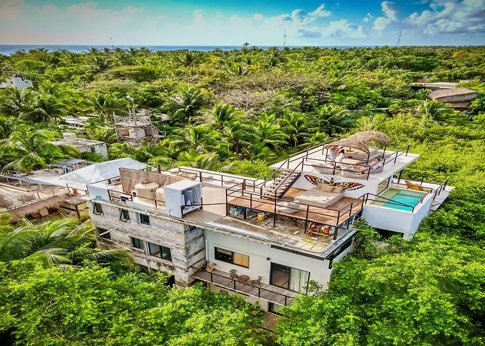 Chalés de luxo de Tulum 
